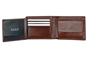 Classic Heritage Genuine Leather Wallet for Men | Br… — Detail View 12 | Brown Bear Leather