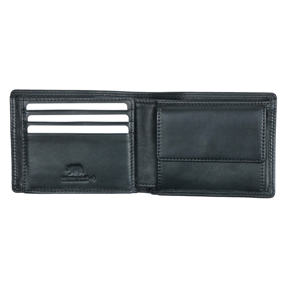 Classic Heritage Genuine Leather Wallet for Men | Brown Bear
