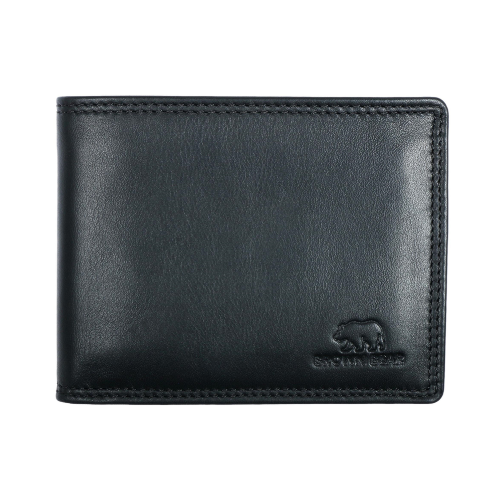 Brown Bear Prime Bifold Wallet with Coin Pocket for … — Side Profile | Brown Bear Leather