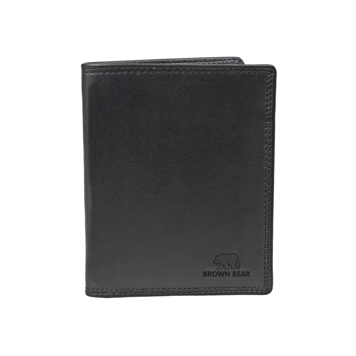 Brown Bear Essential RFID Protected Leather Card Holder | Slim Unisex Design