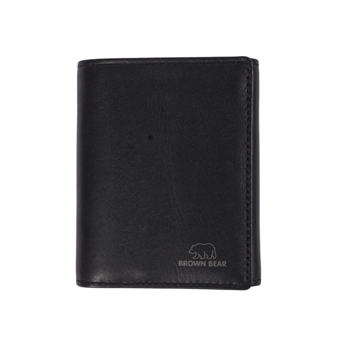 Brown Bear Slim Line Tri Fold Wallet