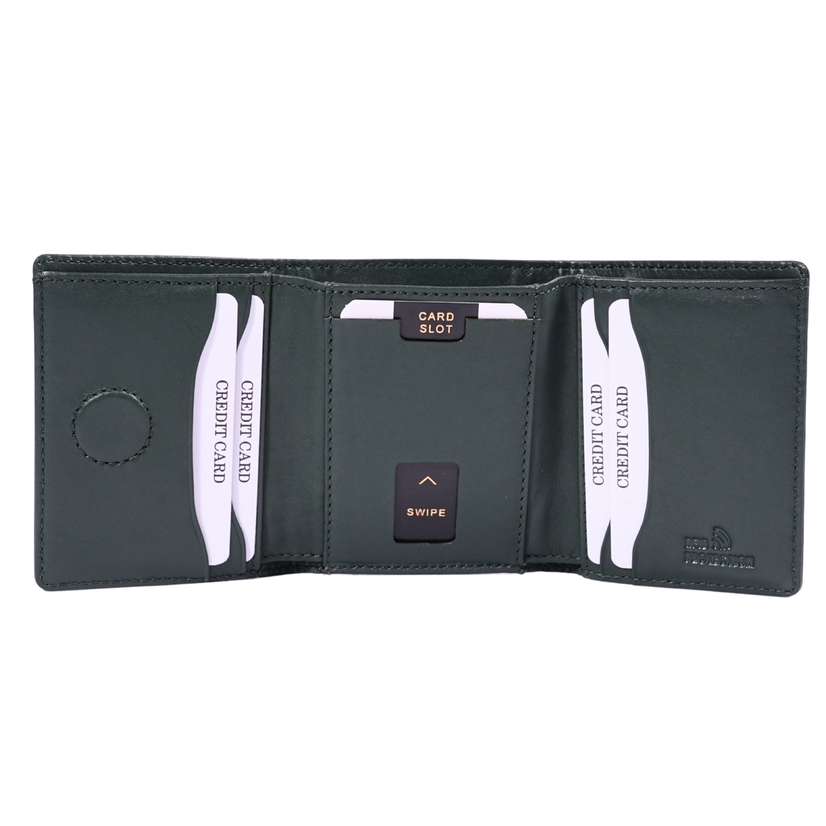 Brown Bear Slim Line Tri Fold Wallet