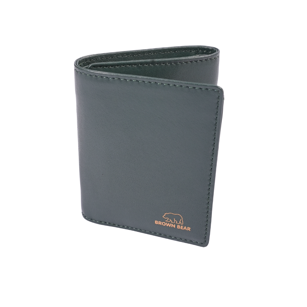 Brown Bear Slim Line Tri Fold Wallet
