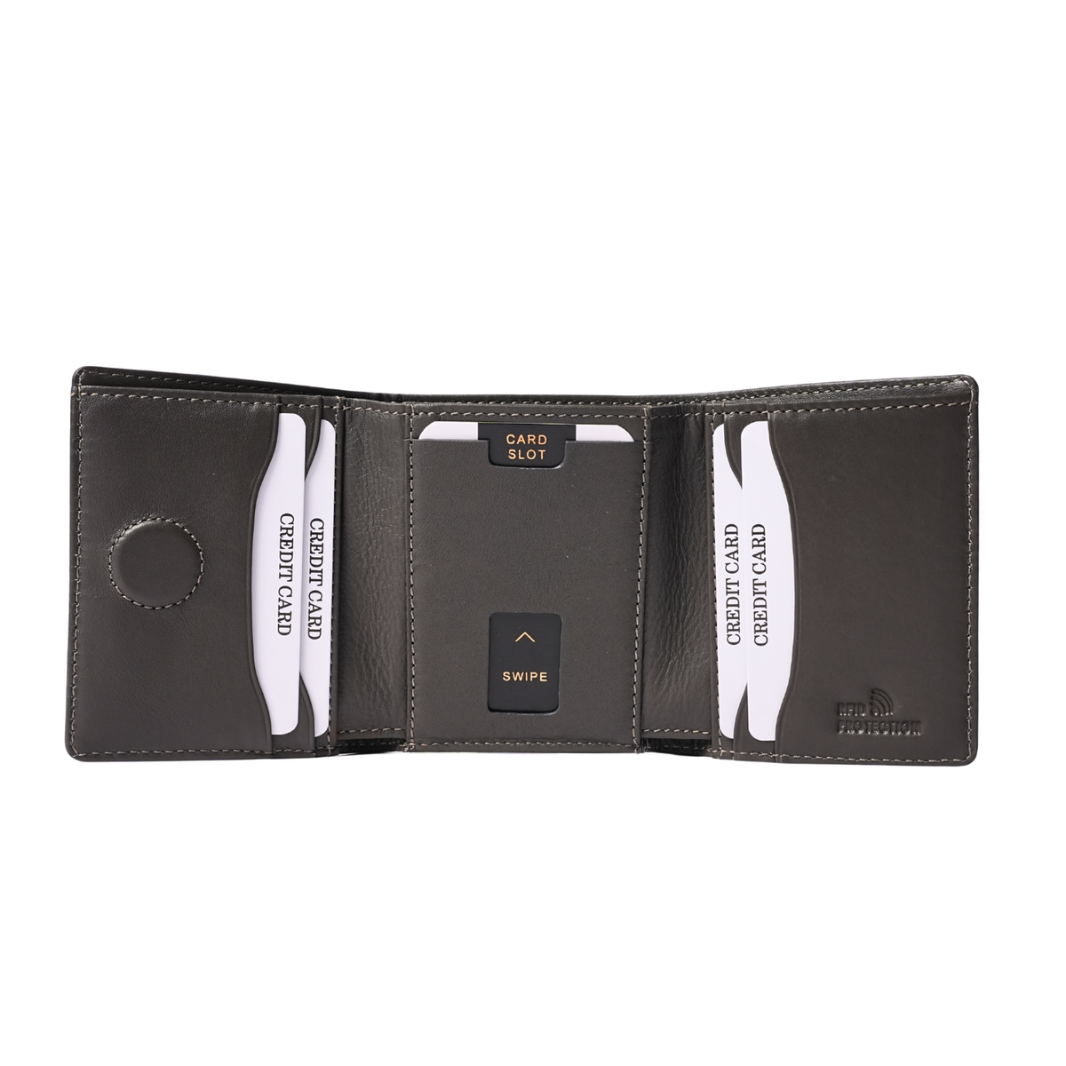 Brown Bear Slim Line Tri Fold Wallet