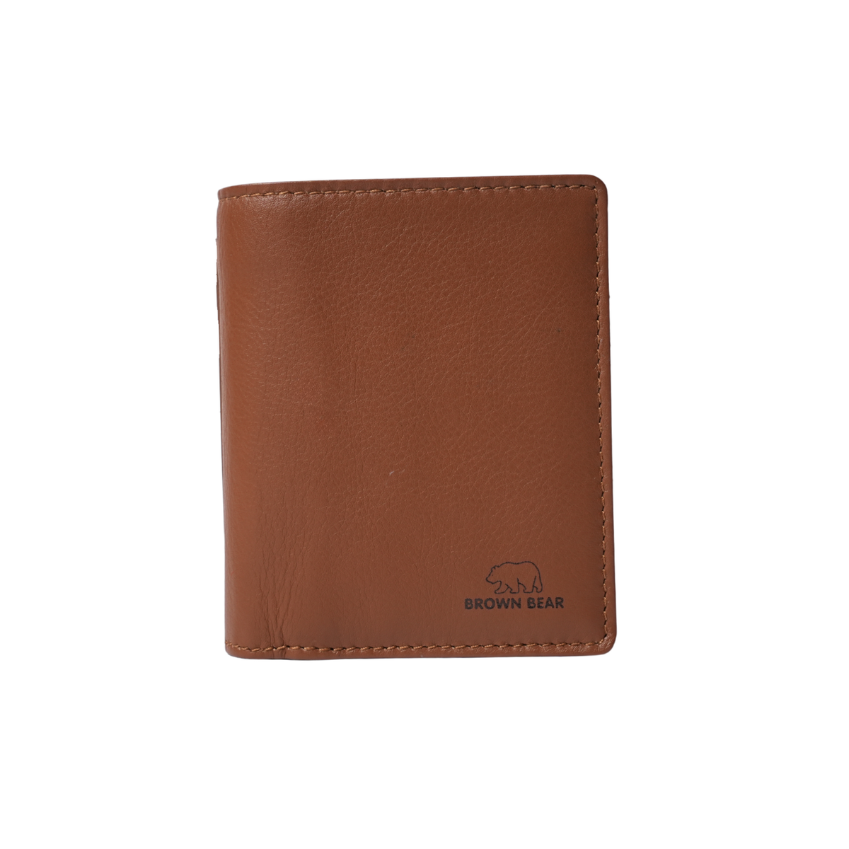 Brown Bear Slim Line Tri Fold Wallet