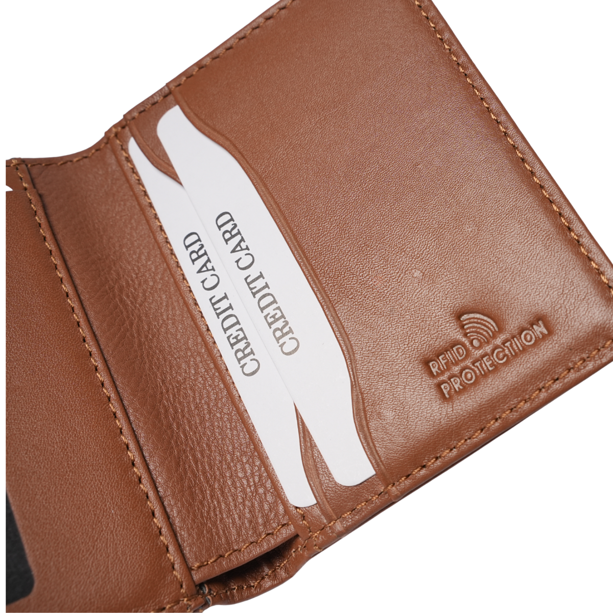 Brown Bear Slim Line Tri Fold Wallet