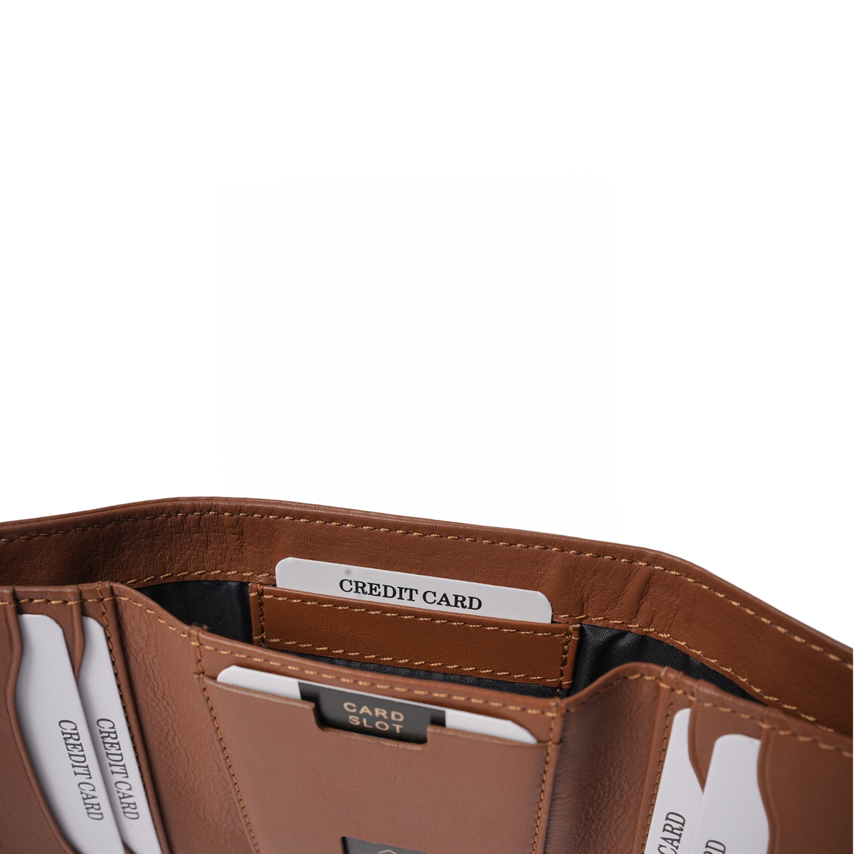 Brown Bear Slim Line Tri Fold Wallet