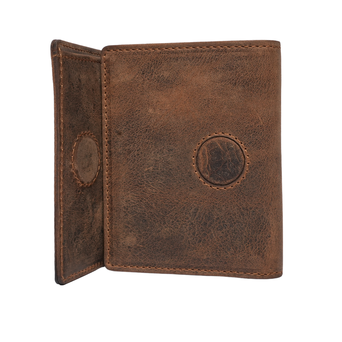 Brown Bear Slim Line Tri Fold Wallet