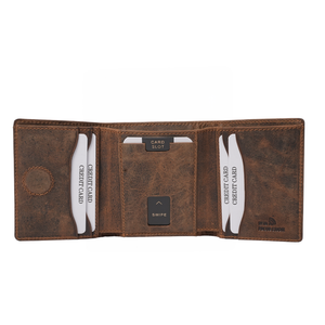 Brown Bear Slim Line Tri Fold Wallet — Packaging | Brown Bear Leather