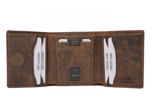 Brown Bear Slim Line Tri Fold Wallet — Packaging | Brown Bear Leather