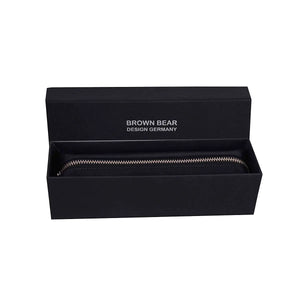 Zippered Pen Case - For Multi pens in Genuine Leather