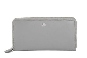Vintage Leoni Classic Zip around Ladies Wallet - Brown Bear