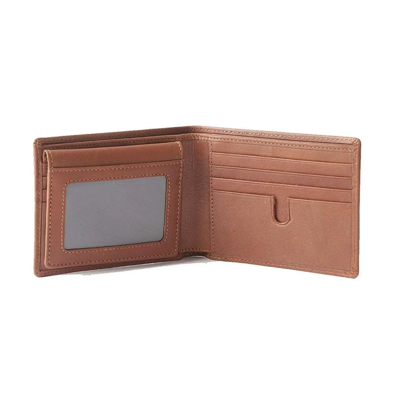 Alia Series – Classic Mens Wallet with Detachable Card Holder in Genuine Leather - Brown Bear