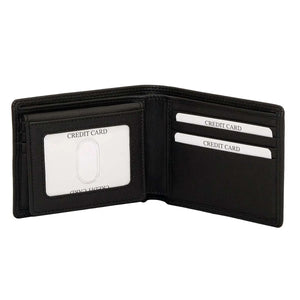 Alia Series – Classic Mens Wallet with Detachable Card Holder in Genuine Leather - Brown Bear