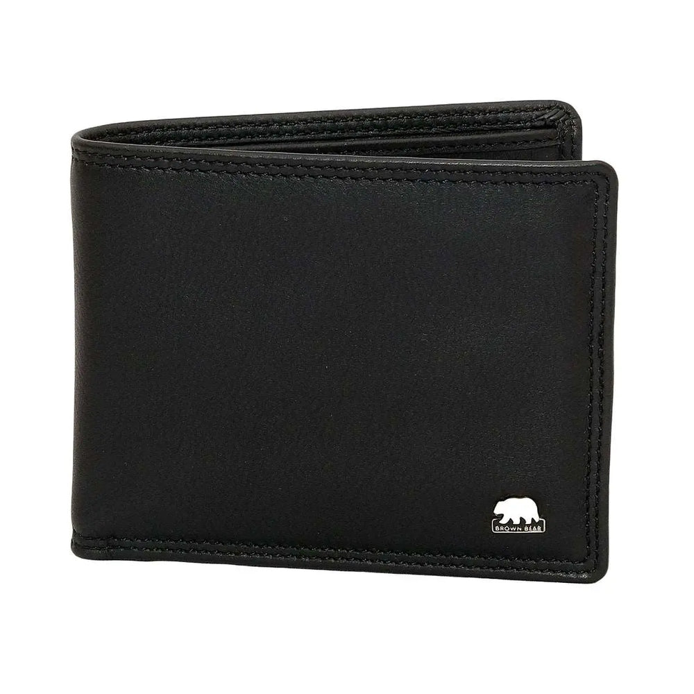 Alia Series – Classic Mens Wallet with Detachable Card Holder in Genuine Leather - Brown Bear