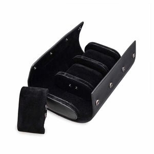 Brown Bear 3 Piece Watch Organizer in Genuine Leather - Brown Bear