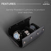 Brown Bear 3 Piece Watch Organizer in Genuine Leather - Brown Bear