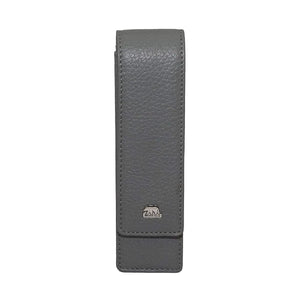 Brown Bear Classic Pen Case Holder for 2 Pens in Genuine Leather - Brown Bear