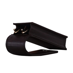 Brown Bear Classic Pen Case Holder for 2 Pens in Genuine Leather - Brown Bear
