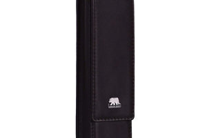 Brown Bear Classic Pen Case Holder for 2 Pens in Genuine Leather - Brown Bear