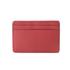 Classic Card Holder for 4 Cards in Genuine Leather - Brown Bear