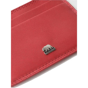 Classic Card Holder for 4 Cards in Genuine Leather - Brown Bear