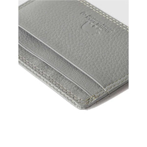 Classic Card Holder for 4 Cards in Genuine Leather - Brown Bear