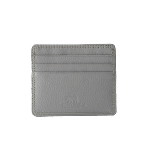 Classic Card Holder for 6 Cards in Genuine Leather - Brown Bear