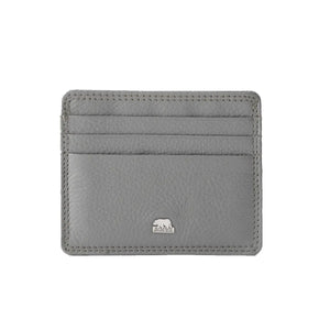 Classic Card Holder for 6 Cards in Genuine Leather - Brown Bear