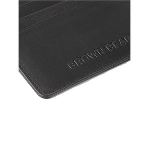 Classic Card Holder for 6 Cards in Genuine Leather - Brown Bear