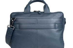 Classic Laptop Bag in Genuine Leather - Brown Bear