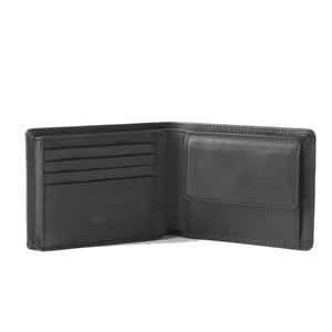 Classic Men’s Wallet with I.D and Coin Pocket and RFID in Genuine Leather - Brown Bear