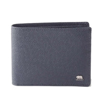 Classic Men’s Wallet with I.D and Coin Pocket and RFID in Genuine Leather Blocking Technology - Brown Bear