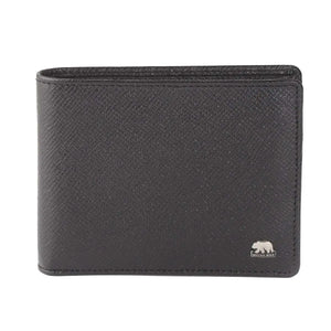 Classic Men’s Wallet with I.D and Coin Pocket and RFID in Genuine Leather Blocking Technology - Brown Bear