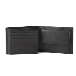 Classic Men’s Wallet with I.D and Coin Pocket and RFID in Genuine Leather Blocking Technology - Brown Bear