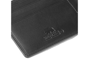 Classic Slim Men’s Wallet in Genuine Leather - Novel Series - Brown Bear
