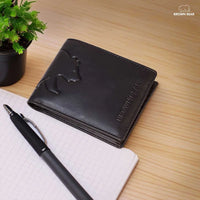 Classic Slim Men’s Wallet in Genuine Leather - Novel Series - Brown Bear