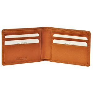 Classic Slim Wallet for Men in Genuine Leather - Brown Bear