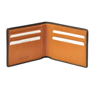 Classic Slim Wallet for Men in Genuine Leather - Brown Bear