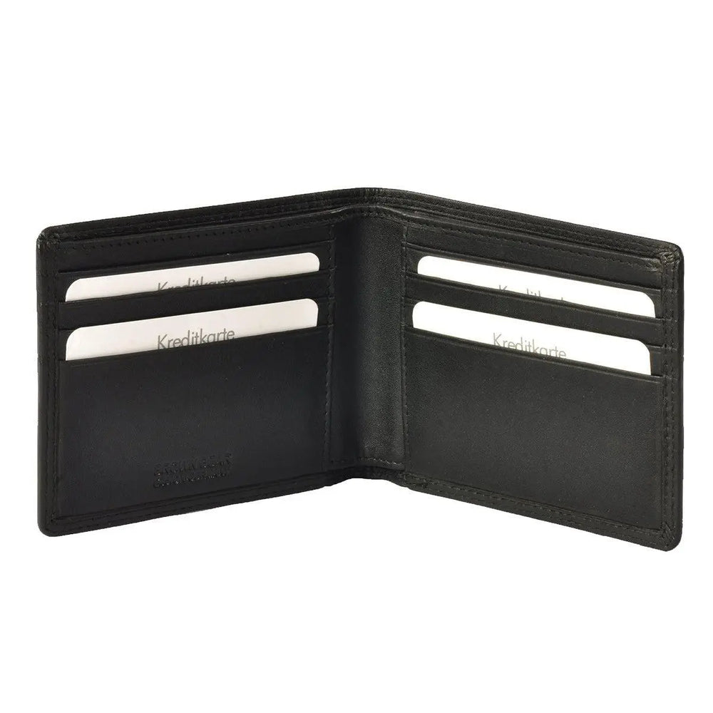Classic Slim Wallet for Men in Genuine Leather - Brown Bear