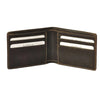 Classic Slim Wallet for Men in Genuine Leather - Brown Bear