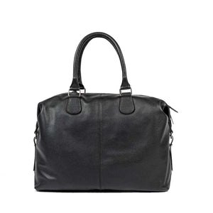 Genuine Leather Weekender Bag for Short Duration Getaways - Brown Bear