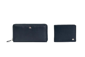 Gift Set - Classically Coordinated: His & Hers Wallet Gift Set - Brown Bear