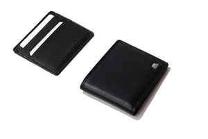 Gift Set - Sleek and Secure: Men's Wallet and Card Holder Gift Set - Brown Bear