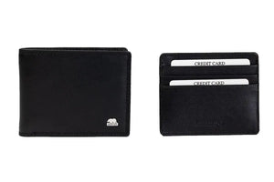 Gift Set - Sleek and Secure: Men's Wallet and Card Holder Gift Set - Brown Bear