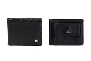 Gift Set - Sleek and Secure: Men's Wallet and Card Holder Gift Set - Brown Bear