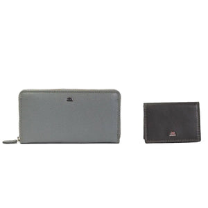 Gift Set : Stylish Essentials: Women's Wallet & Card Holder Gift Set - Brown Bear