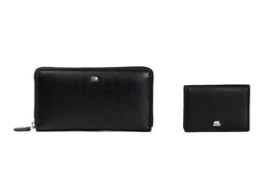 Gift Set : Stylish Essentials: Women's Wallet & Card Holder Gift Set - Brown Bear