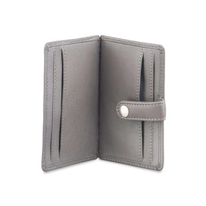 Grid Card Holder for 08 pieces in Genuine Leather - Brown Bear