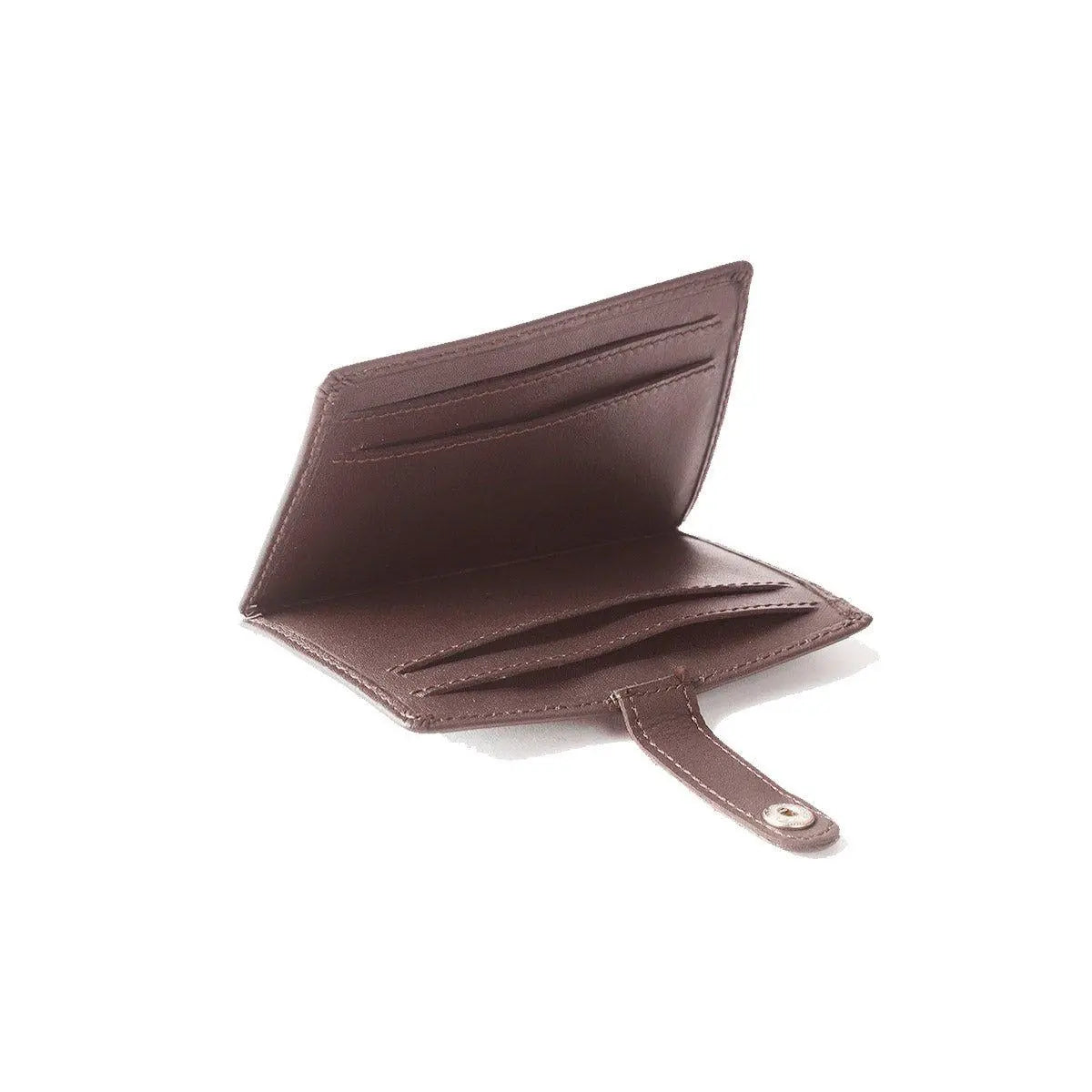 Grid Card Holder for 08 pieces in Genuine Leather - Brown Bear